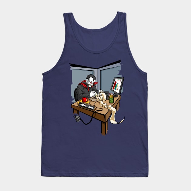 AcCOUNTant Dracula Tank Top by EJTees